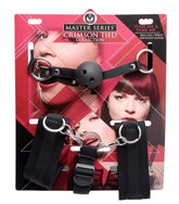 Tease Me & Tame Me Ball Gag & Wrist Restraint System Cuffs and Restraints